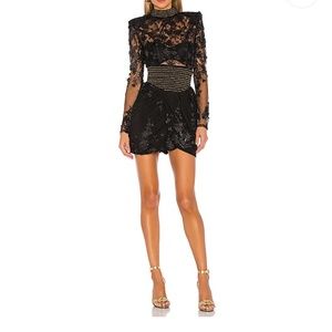 Mulwala Mini Dress in Black by Zhivago